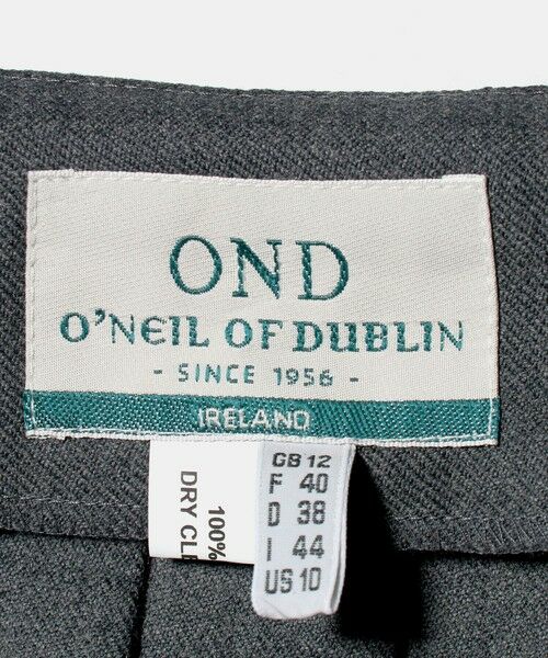 UNITED ARROWS / ユナイテッドアローズ ロング・マキシ丈スカート | 【別注】＜O’NEIL of DUBLIN＞プリーツ ロング スカート グレー | 詳細15
