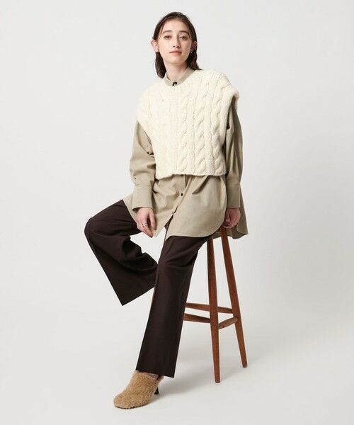 UNITED ARROWS / ユナイテッドアローズ ベスト | ＜SACRA＞ケーブル ニット ベスト | 詳細1