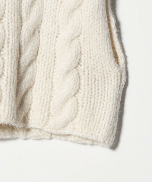 UNITED ARROWS / ユナイテッドアローズ ベスト | ＜SACRA＞ケーブル ニット ベスト | 詳細10