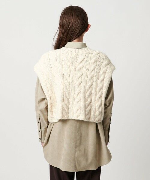 UNITED ARROWS / ユナイテッドアローズ ベスト | ＜SACRA＞ケーブル ニット ベスト | 詳細5