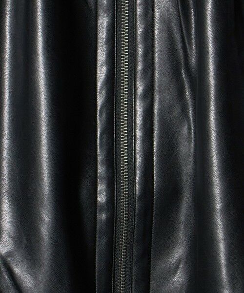 UNITED ARROWS / ユナイテッドアローズ ブルゾン | ＜Marilyn Moon＞レザー ライク ギャザー ブルゾン | 詳細4