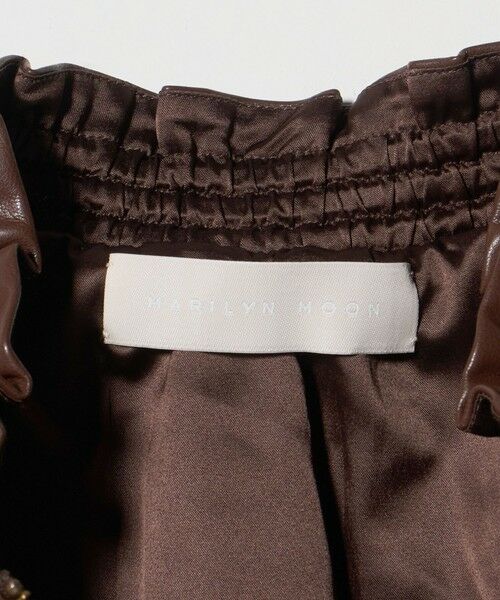 UNITED ARROWS / ユナイテッドアローズ ブルゾン | ＜Marilyn Moon＞レザー ライク ギャザー ブルゾン | 詳細13