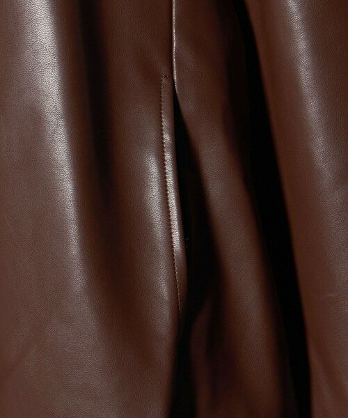 UNITED ARROWS / ユナイテッドアローズ ブルゾン | ＜Marilyn Moon＞レザー ライク ギャザー ブルゾン | 詳細8