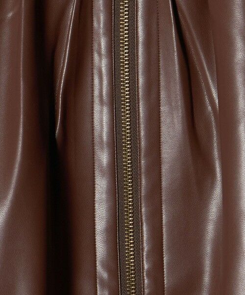 UNITED ARROWS / ユナイテッドアローズ ブルゾン | ＜Marilyn Moon＞レザー ライク ギャザー ブルゾン | 詳細12