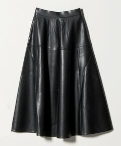 UNITED ARROWS / ユナイテッドアローズ ロング・マキシ丈スカート | ＜Marilyn Moon＞レザー ライク サーキュラー スカート