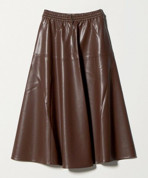 UNITED ARROWS / ユナイテッドアローズ ロング・マキシ丈スカート | ＜Marilyn Moon＞レザー ライク サーキュラー スカート | 詳細4