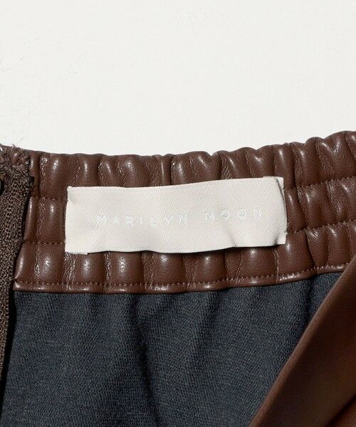 UNITED ARROWS / ユナイテッドアローズ ロング・マキシ丈スカート | ＜Marilyn Moon＞レザー ライク サーキュラー スカート | 詳細12