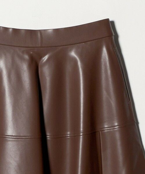UNITED ARROWS / ユナイテッドアローズ ロング・マキシ丈スカート | ＜Marilyn Moon＞レザー ライク サーキュラー スカート | 詳細5