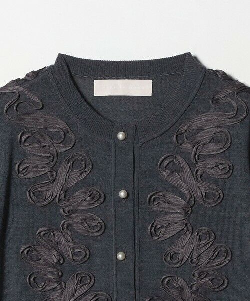 UNITED ARROWS / ユナイテッドアローズ カーディガン・ボレロ | ＜Marilyn Moon＞サテン コード カーディガン | 詳細2