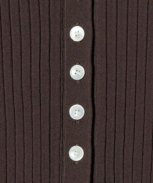 UNITED ARROWS / ユナイテッドアローズ カーディガン・ボレロ | ＜WRAPINKNOT＞リブ ニット カーディガン | 詳細4