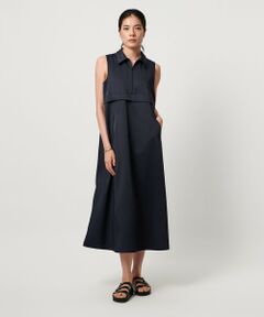 UNITED ARROWS / ユナイテッドアローズ ロング・マキシ丈ワンピース | ＜TO UNITED ARROWS＞シャツカラー ノースリーブ ワンピース