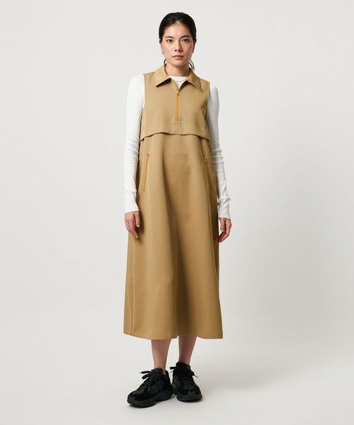 UNITED ARROWS / ユナイテッドアローズ ロング・マキシ丈ワンピース | ＜TO UNITED ARROWS＞シャツカラー ノースリーブ ワンピース | 詳細1