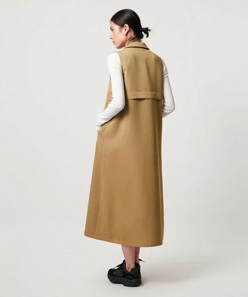 UNITED ARROWS / ユナイテッドアローズ ロング・マキシ丈ワンピース | ＜TO UNITED ARROWS＞シャツカラー ノースリーブ ワンピース | 詳細3