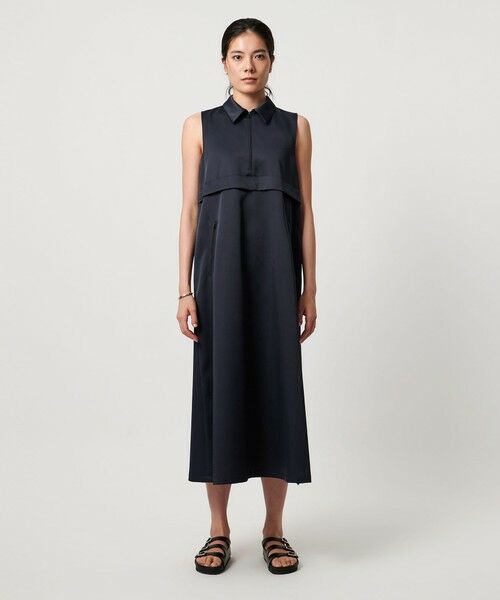 UNITED ARROWS / ユナイテッドアローズ ロング・マキシ丈ワンピース | ＜TO UNITED ARROWS＞シャツカラー ノースリーブ ワンピース | 詳細8