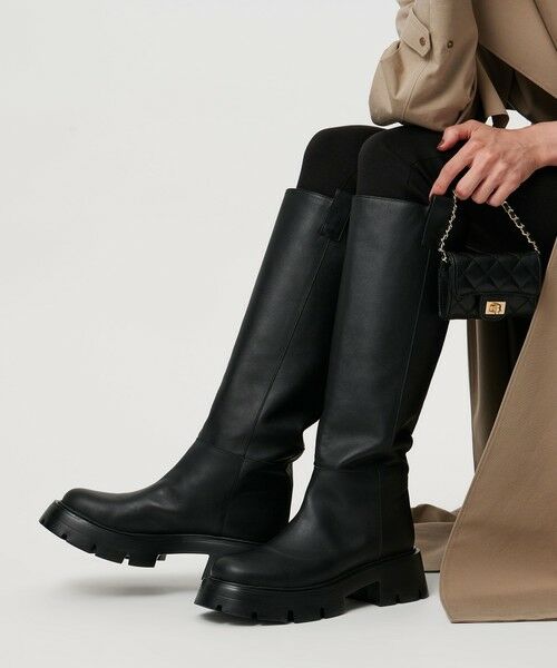 UNITED ARROWS / ユナイテッドアローズ ブーツ（ロング丈） | プラット ロングブーツ | 詳細1