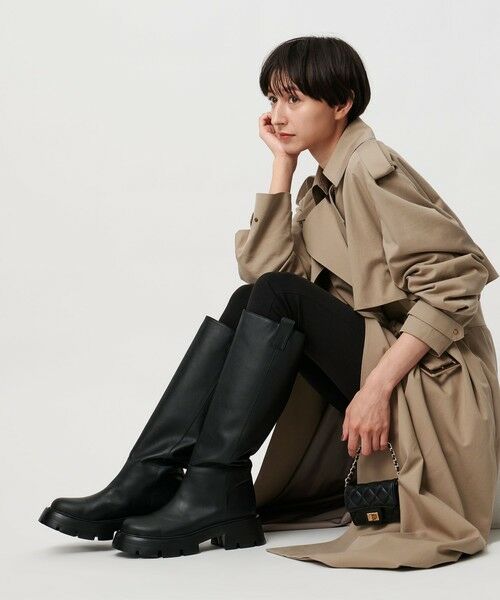 UNITED ARROWS / ユナイテッドアローズ ブーツ（ロング丈） | プラット ロングブーツ | 詳細3