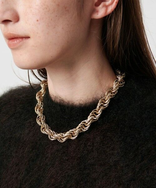 UNITED ARROWS/ユナイテッドアローズ <IRIS 47>SPIRAL CHN ネックレス GOLD FREE UNITED ARROWS/ユナイテッドアローズ <IRIS 47>SPIRAL CHN ネックレス GOLD FREE