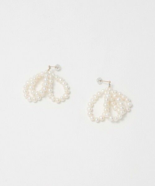 UNITED ARROWS/ユナイテッドアローズ <les bonbon>CONATION パール ピアス WHITE FREE UNITED ARROWS/ユナイテッドアローズ <les bonbon>CONATION パール ピアス WHITE FREE