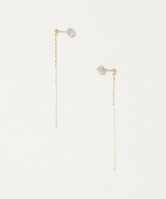 UNITED ARROWS / ユナイテッドアローズ ピアス・イヤリング | ＜les bonbon＞K10 CMB チェーン ピアス