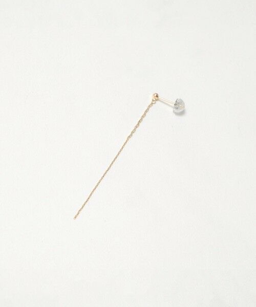 UNITED ARROWS / ユナイテッドアローズ ピアス・イヤリング | ＜les bonbon＞K10 CMB チェーン ピアス | 詳細1