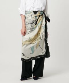 UNITED ARROWS / ユナイテッドアローズ マフラー・ショール・スヌード・ストール | 【一部別注】＜manipuri＞W/SI ストール 25FW