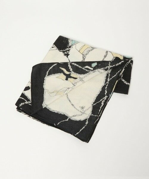 UNITED ARROWS / ユナイテッドアローズ マフラー・ショール・スヌード・ストール | 【一部別注】＜manipuri＞W/SI ストール 25FW | 詳細3