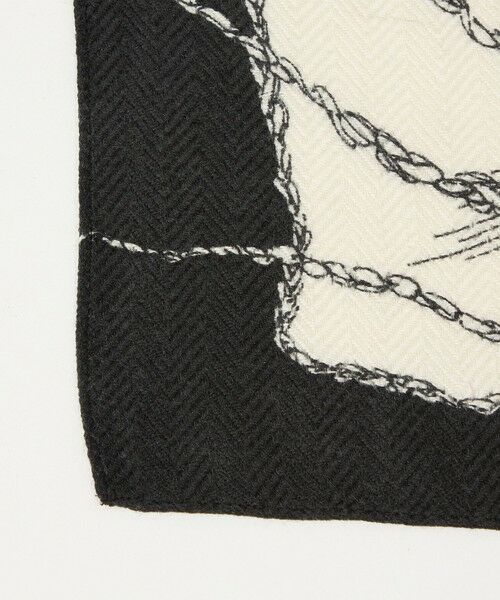 UNITED ARROWS / ユナイテッドアローズ マフラー・ショール・スヌード・ストール | 【一部別注】＜manipuri＞W/SI ストール 25FW | 詳細4