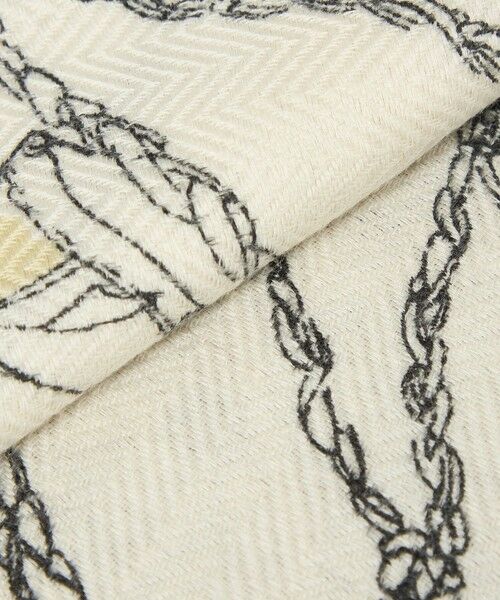 UNITED ARROWS / ユナイテッドアローズ マフラー・ショール・スヌード・ストール | 【一部別注】＜manipuri＞W/SI ストール 25FW | 詳細5