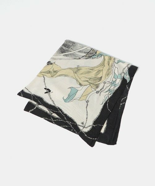 UNITED ARROWS / ユナイテッドアローズ マフラー・ショール・スヌード・ストール | 【一部別注】＜manipuri＞W/SI ストール 25FW | 詳細7