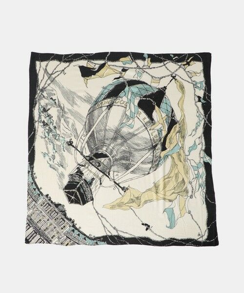 UNITED ARROWS / ユナイテッドアローズ マフラー・ショール・スヌード・ストール | 【一部別注】＜manipuri＞W/SI ストール 25FW | 詳細8