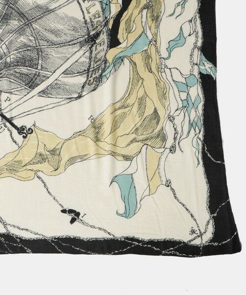 UNITED ARROWS / ユナイテッドアローズ マフラー・ショール・スヌード・ストール | 【一部別注】＜manipuri＞W/SI ストール 25FW | 詳細9