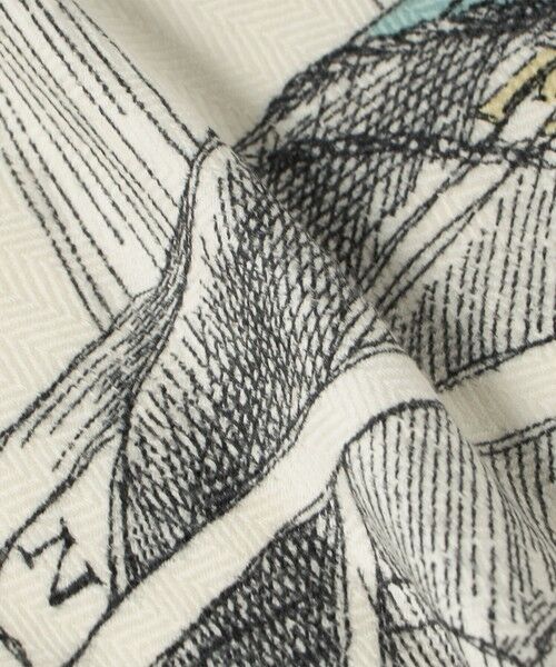 UNITED ARROWS / ユナイテッドアローズ マフラー・ショール・スヌード・ストール | 【一部別注】＜manipuri＞W/SI ストール 25FW | 詳細10