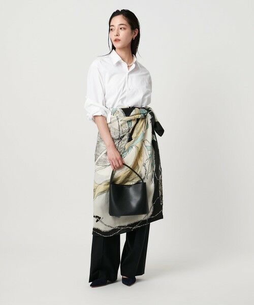 UNITED ARROWS / ユナイテッドアローズ マフラー・ショール・スヌード・ストール | 【一部別注】＜manipuri＞W/SI ストール 25FW | 詳細2