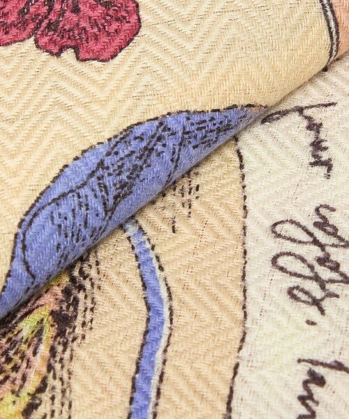 UNITED ARROWS / ユナイテッドアローズ マフラー・ショール・スヌード・ストール | 【一部別注】＜manipuri＞W/SI ストール 25FW | 詳細16