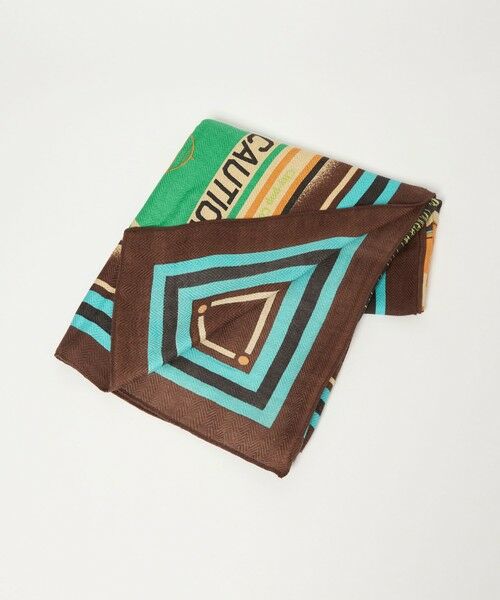 UNITED ARROWS / ユナイテッドアローズ マフラー・ショール・スヌード・ストール | 【一部別注】＜manipuri＞W/SI ストール 25FW | 詳細19