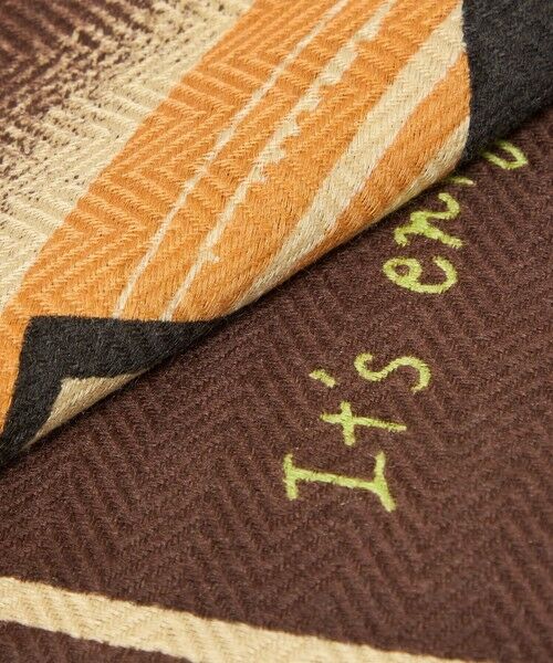 UNITED ARROWS / ユナイテッドアローズ マフラー・ショール・スヌード・ストール | 【一部別注】＜manipuri＞W/SI ストール 25FW | 詳細21