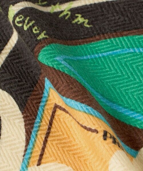 UNITED ARROWS / ユナイテッドアローズ マフラー・ショール・スヌード・ストール | 【一部別注】＜manipuri＞W/SI ストール 25FW | 詳細24