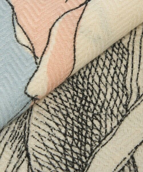 UNITED ARROWS / ユナイテッドアローズ マフラー・ショール・スヌード・ストール | 【一部別注】＜manipuri＞W/SI ストール 25FW | 詳細30