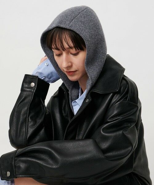 UNITED ARROWS / ユナイテッドアローズ マフラー・ショール・スヌード・ストール | ニット フードストール | 詳細9