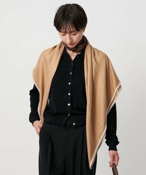 UNITED ARROWS / ユナイテッドアローズ マフラー・ショール・スヌード・ストール | トリミング スカーフ | 詳細1