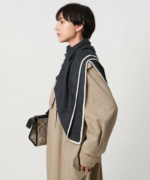 UNITED ARROWS / ユナイテッドアローズ マフラー・ショール・スヌード・ストール | トリミング スカーフ | 詳細9