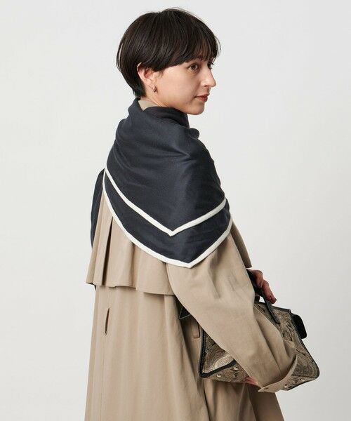 UNITED ARROWS / ユナイテッドアローズ マフラー・ショール・スヌード・ストール | トリミング スカーフ | 詳細10
