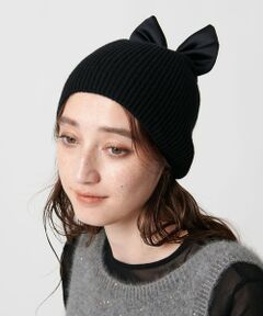 UNITED ARROWS / ユナイテッドアローズ ニットキャップ | リボン ニットキャップ