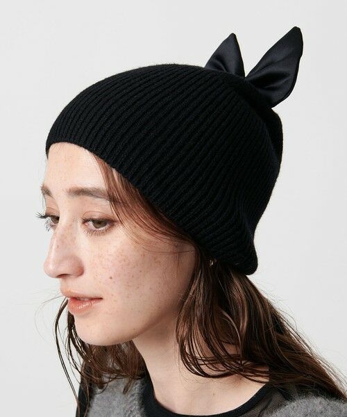 UNITED ARROWS / ユナイテッドアローズ ニットキャップ | リボン ニットキャップ | 詳細1