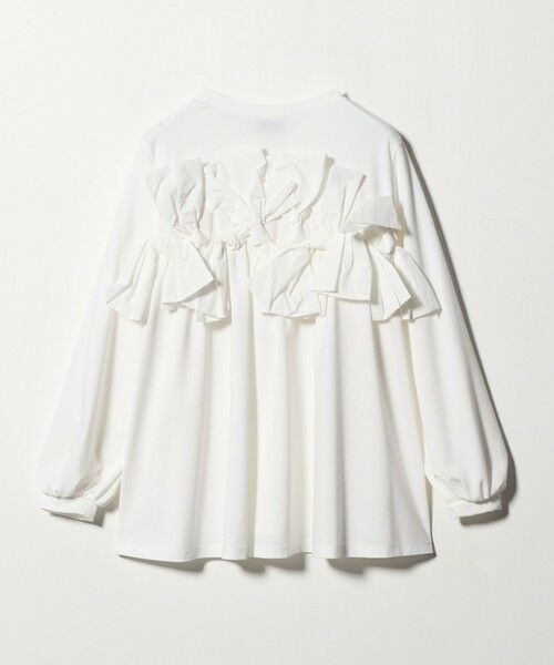 UNITED ARROWS / ユナイテッドアローズ カットソー | リボン コンビ パフスリーブ カットソー ‐ウォッシャブル‐ | 詳細4