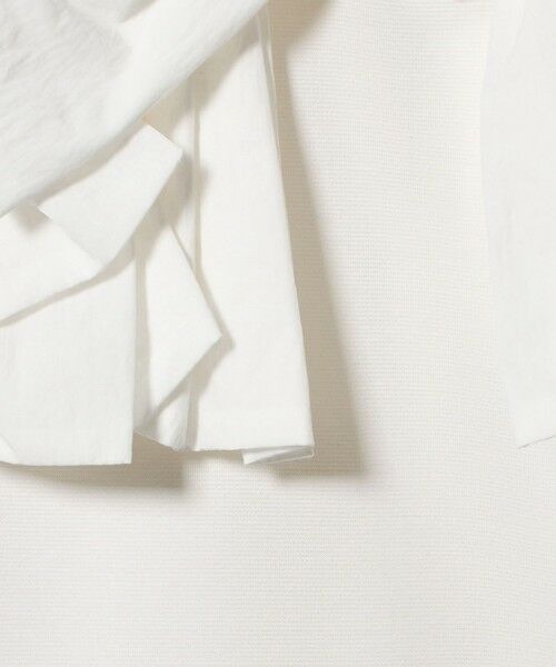 UNITED ARROWS / ユナイテッドアローズ カットソー | リボン コンビ パフスリーブ カットソー ‐ウォッシャブル‐ | 詳細6