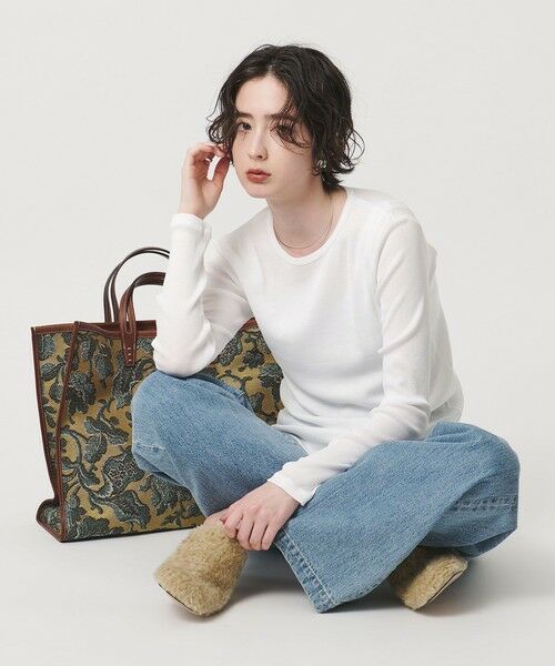 UNITED ARROWS / ユナイテッドアローズ カットソー | コットン テレコ クルーネック カットソー | 詳細2