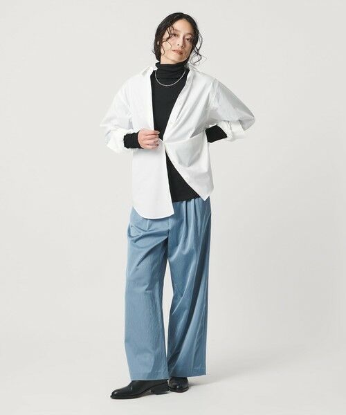 UNITED ARROWS / ユナイテッドアローズ カットソー | コットン テレコ タートル カットソー | 詳細8