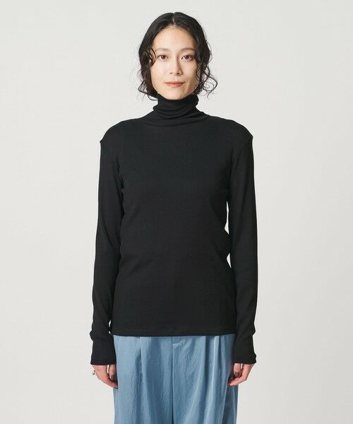 UNITED ARROWS / ユナイテッドアローズ カットソー | コットン テレコ タートル カットソー | 詳細9