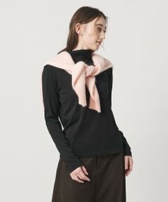 UNITED ARROWS / ユナイテッドアローズ カットソー | ラメ テンジク タートルネック カットソー ‐ウォッシャブル‐